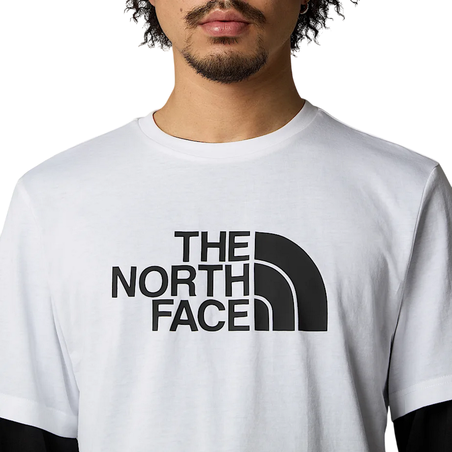 The North Face maglietta manica corta da uomo Easy NF0A8A6CFN4 bianco