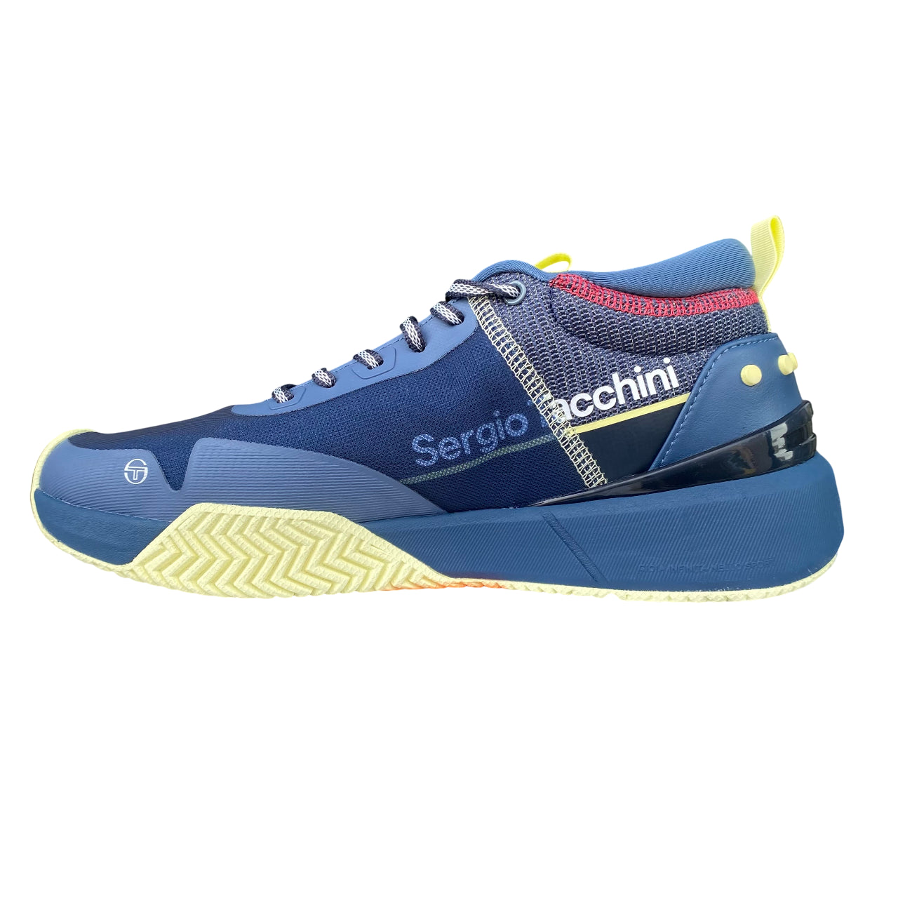 Sergio Tacchini Scarpa The Pistol Clay Mix STM525000 0271 Blu – Eleganza Sportiva, Comfort e Stile Versatile - laterale interno