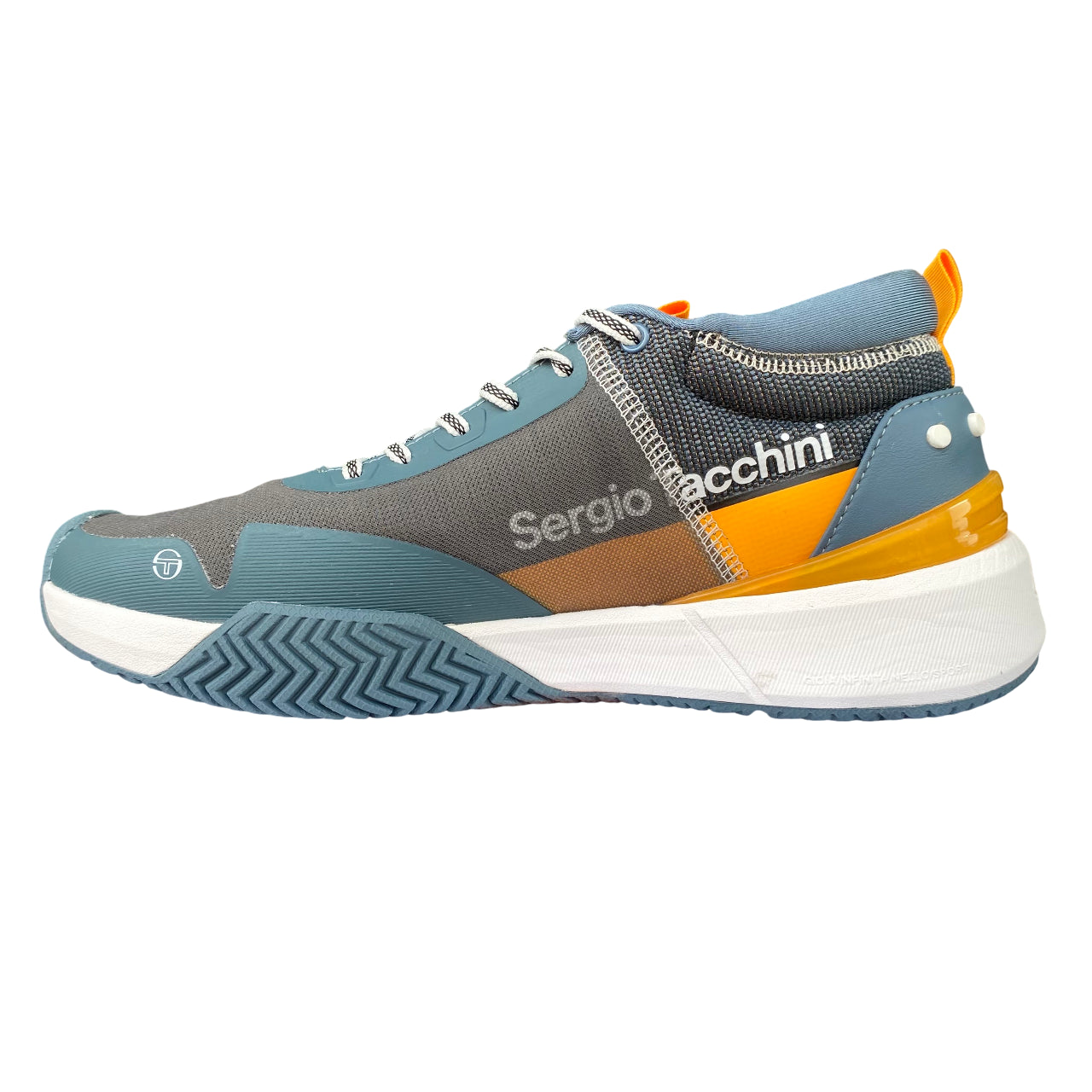 Sergio Tacchini Scarpa The Pistol Clay Mix STM525000 1429 Grigio – Eleganza Sportiva, Comfort e Stile Versatile -laterale interno 