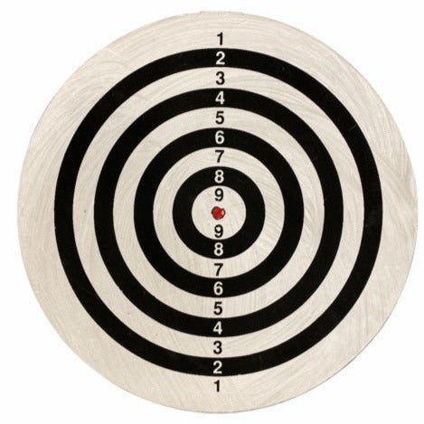 Abbey Set Bersaglio bifacciale a muro Darts Flock II 52AL con 6 freccette, superficie in flock anti-rimbalzo e design bifacciale per doppio divertimento