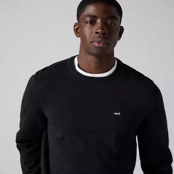 Levi's Maglia da uomo Housemark leggera A72070040 nera