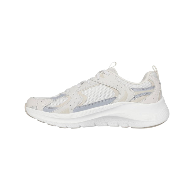 Vista laterale interna Skechers Arch Fit 2.0 Vintage Luxe con supporto plantare certificato APMA e comfort superiore