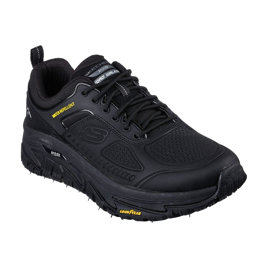 Skechers Arch Fit Road Walker Recon - Scarpe Outdoor Uomo Nero 237333 avanti