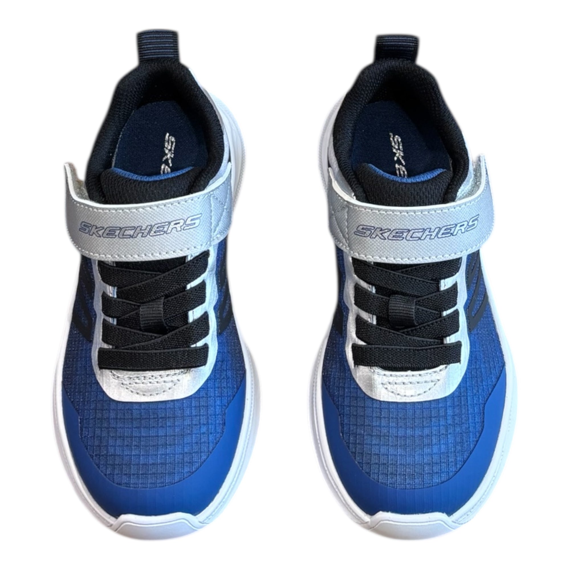 Skechers Microspec Velocity 404125L NVSL Navy/Silver Bambino