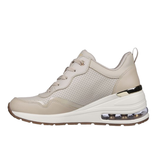 Skechers Million Air Hotter Air | Sneakers Donna Tortora Comfort 155399 laterale interno