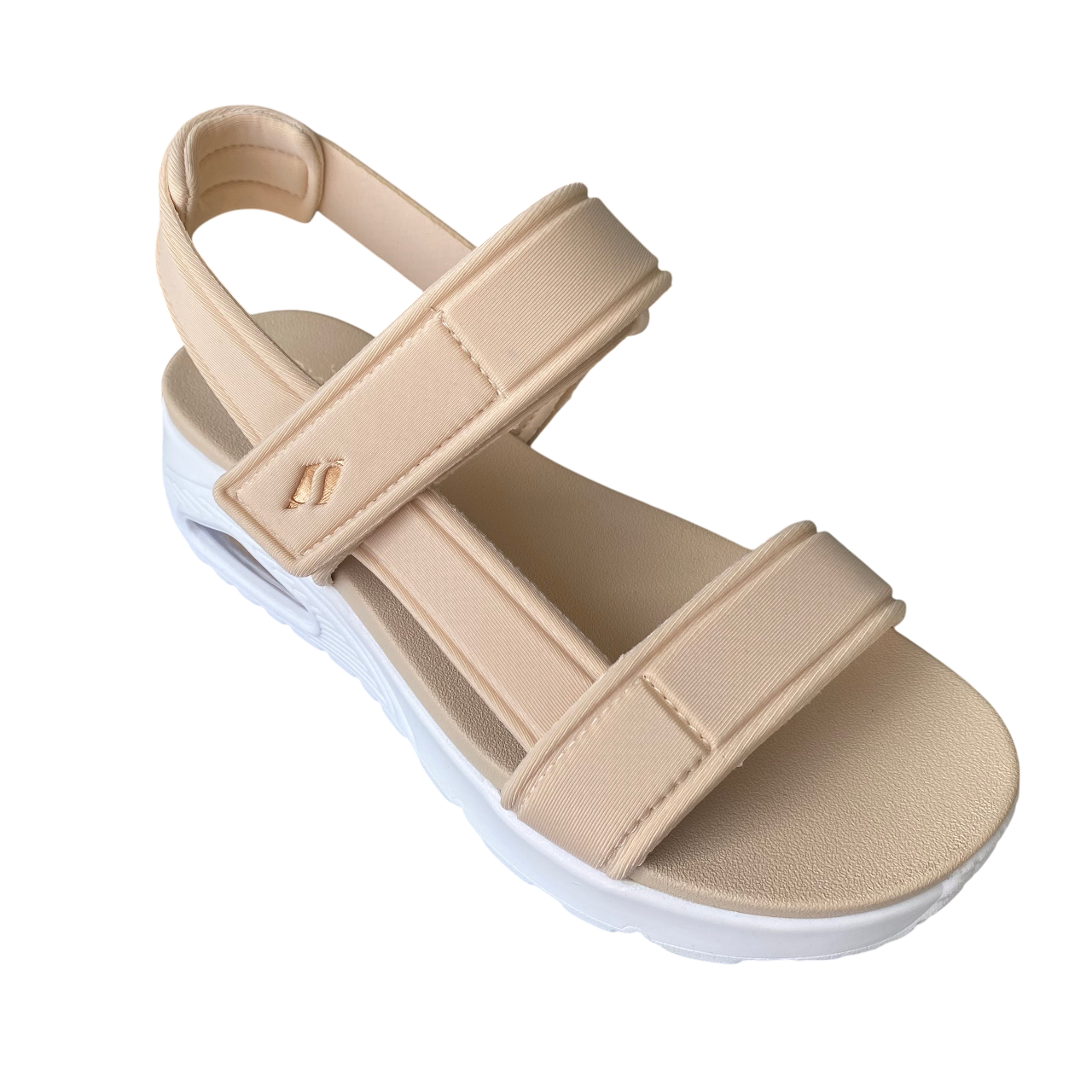 Sandali Skechers Uno Summer Stand2 naturali donna 119813 vegan con suola ammortizzata e design elegante versatile vista dall'alto