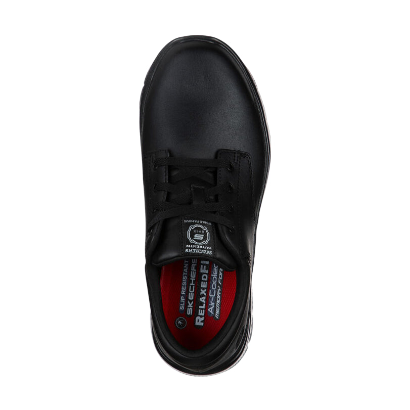 Skechers Scarpa Lavoro Flex Advantage SR Fourche 77513EC/BLK Nero - alto