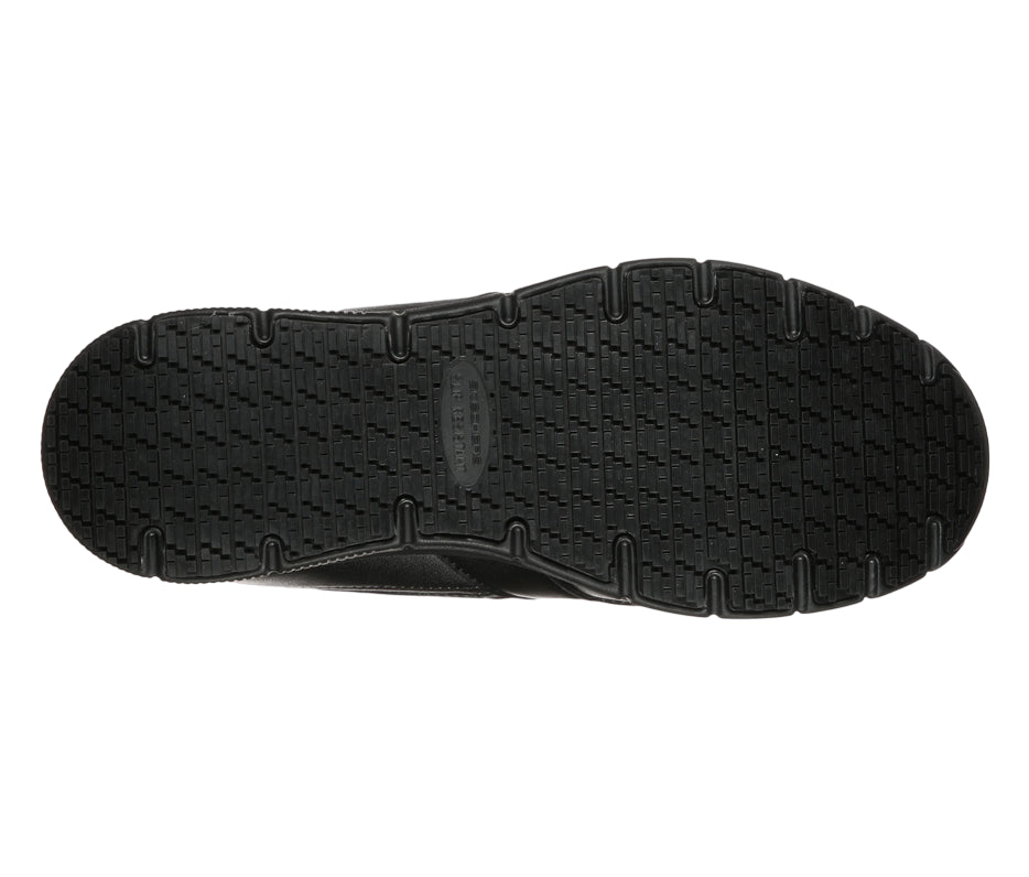 Skechers Scarpa Lavoro Nampa SR 77156EC/BLK Nero: Comfort e Sicurezza in un Look Sportivo - suola