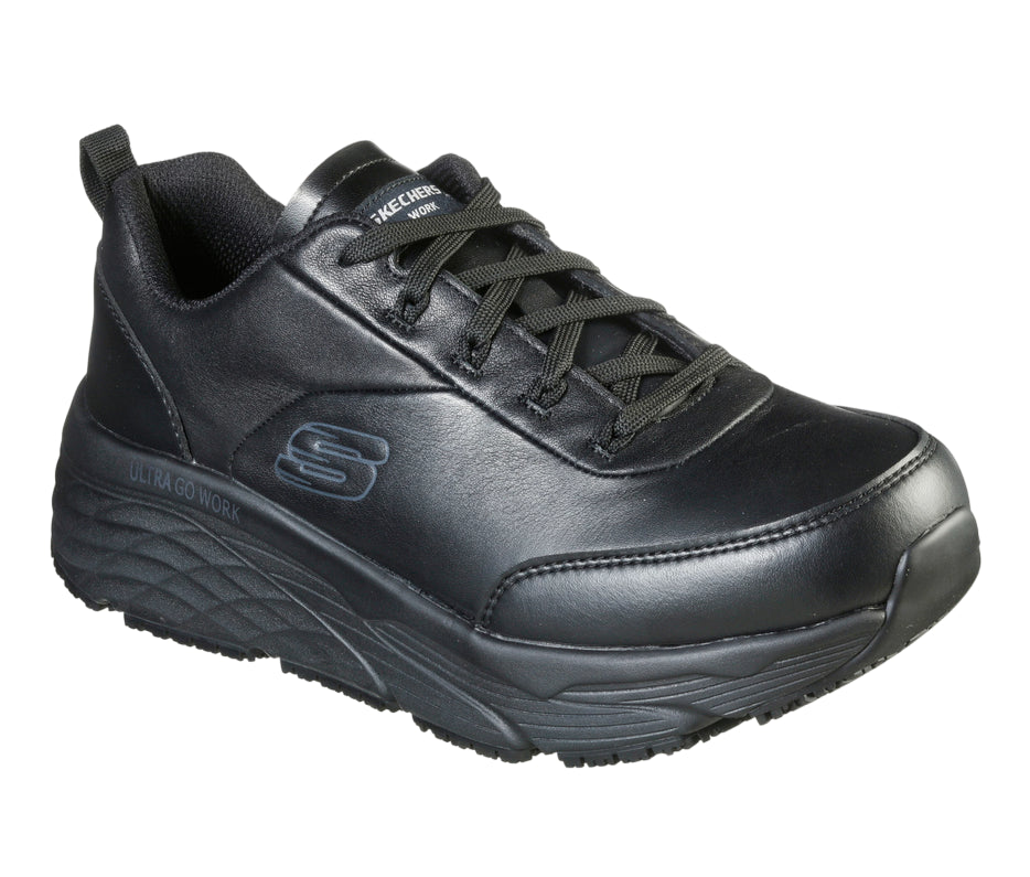 Skechers Scarpa Work RF: Max Cushioning Elite SR Filchner 200022EC/BLK Nero - 3/4