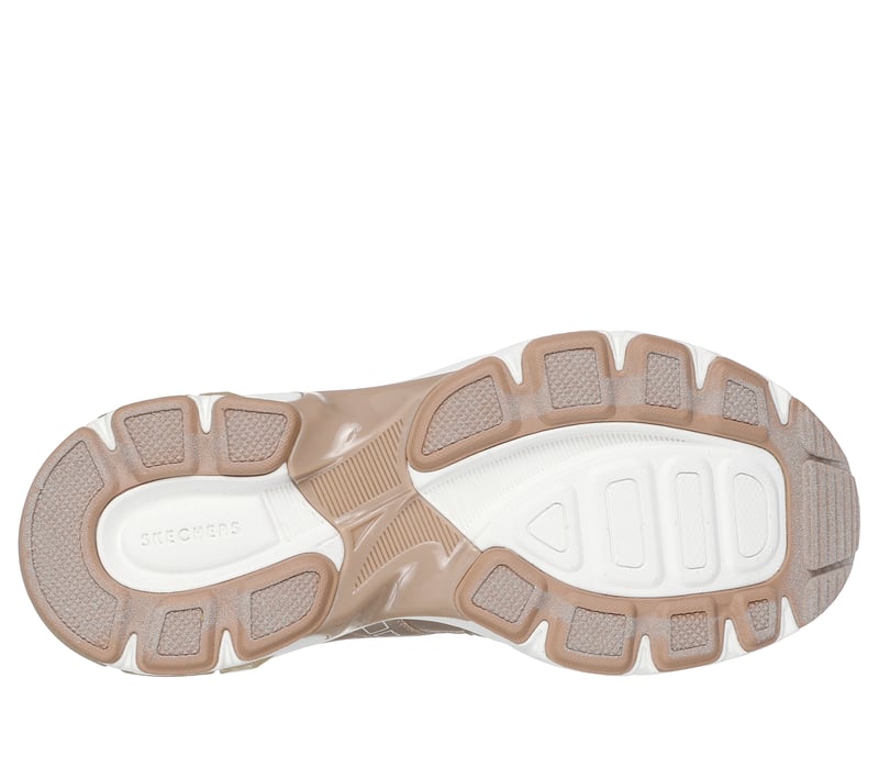 Suola sneakers Skechers Shadow Stellar 90 in materiale tecnico flessibile con tacco 4,5 cm e trazione ottimale