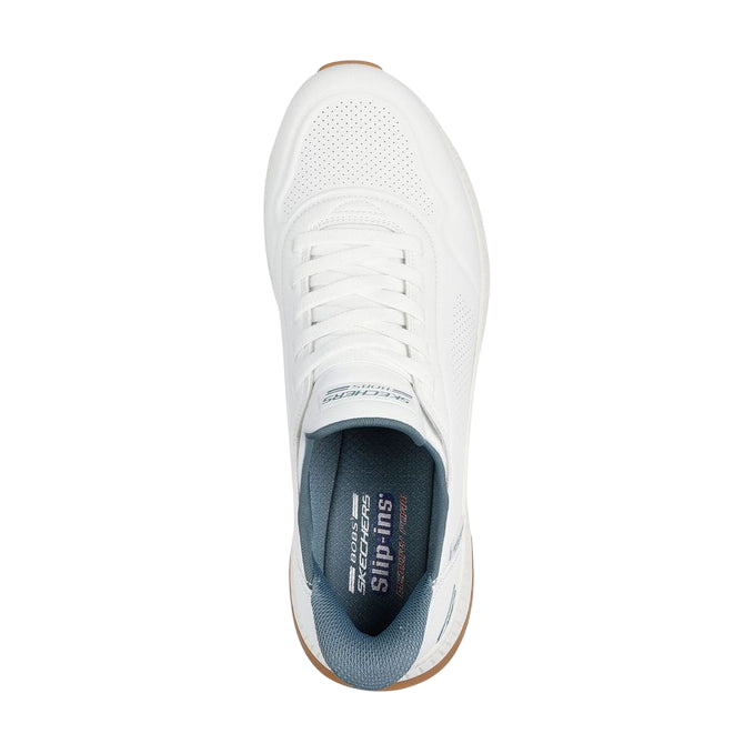 Skechers Slip-ins: BOBS Squad 4 Direct Step 118424/WHT Bianco - VISTA DALL'ALTO
