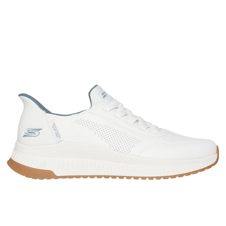 Skechers Slip-ins: BOBS Squad 4 Direct Step 118424/WHT Bianco - LATERALE ESTERNO