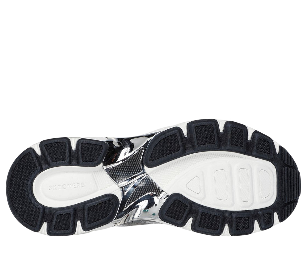 Skechers Sneakers Uomo Shadow Stellar 90 183216/SIL Argento - SUOLA
