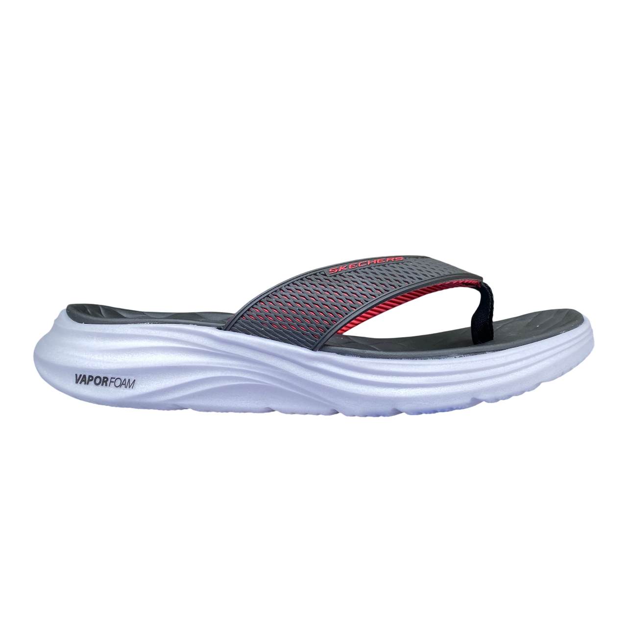 Skechers ciabatta infradito da uomo Vapor Voam Sandal Sayto 232894/BKRD nero-rosso
