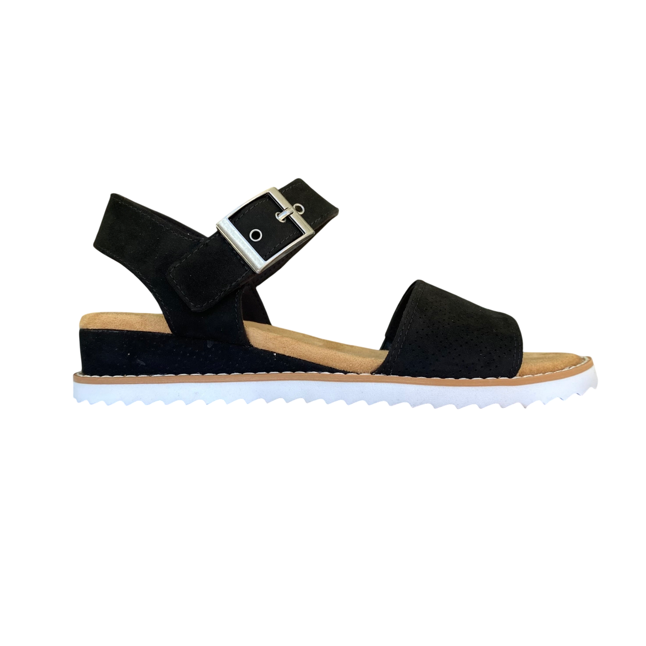 Skechers sandalo da donna BOBS Desert Kiss Serendipitous 114147/BLK nero