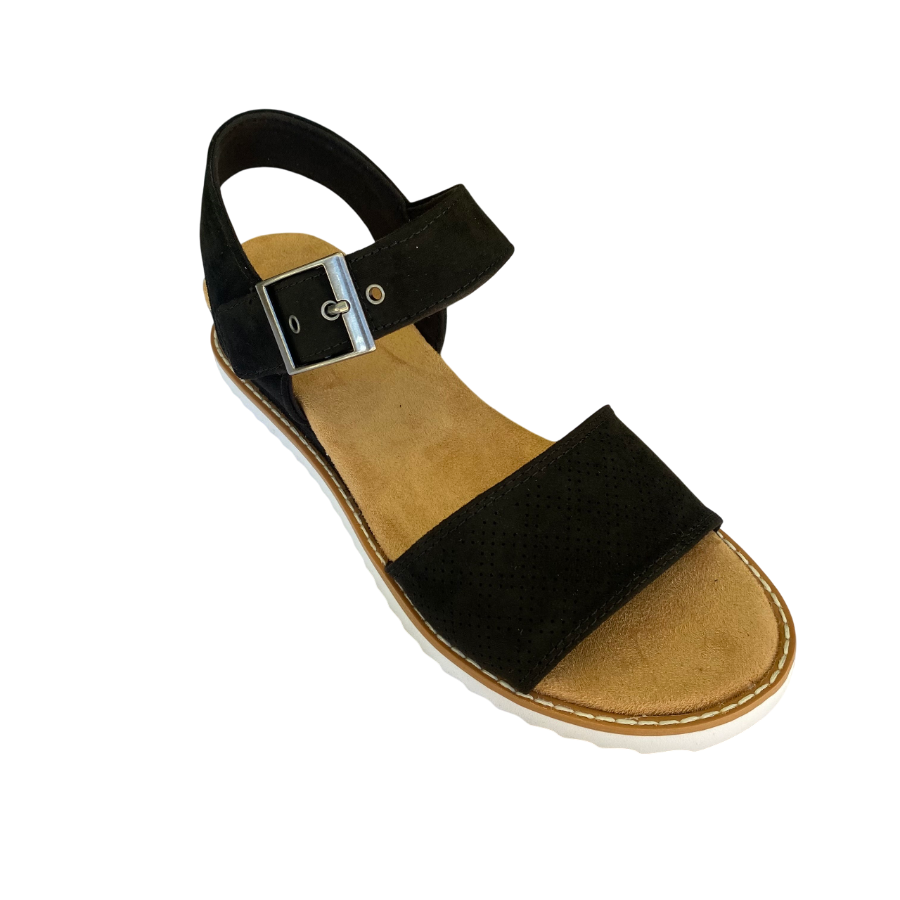 Skechers sandalo da donna BOBS Desert Kiss Serendipitous 114147/BLK nero
