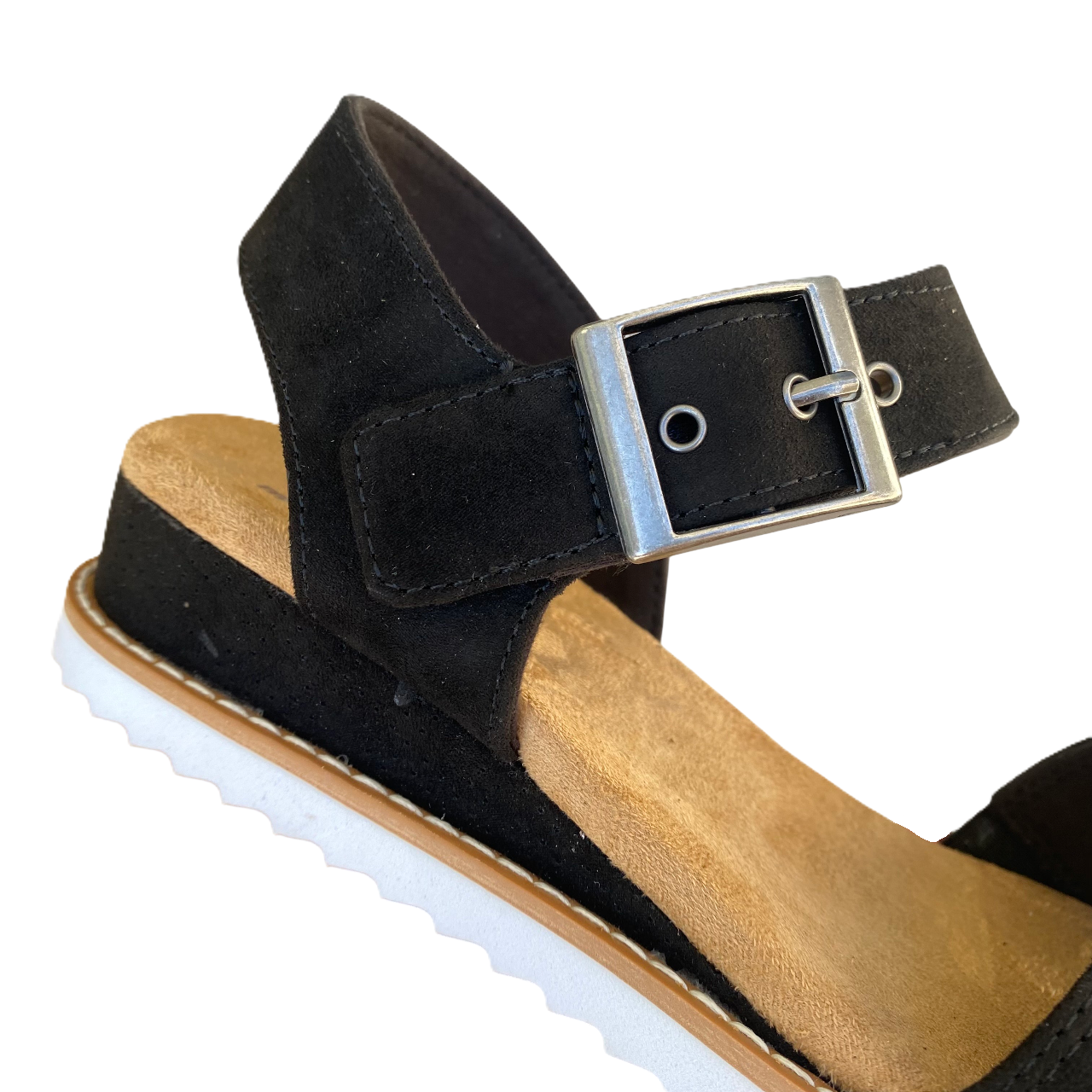 Skechers sandalo da donna BOBS Desert Kiss Serendipitous 114147/BLK nero
