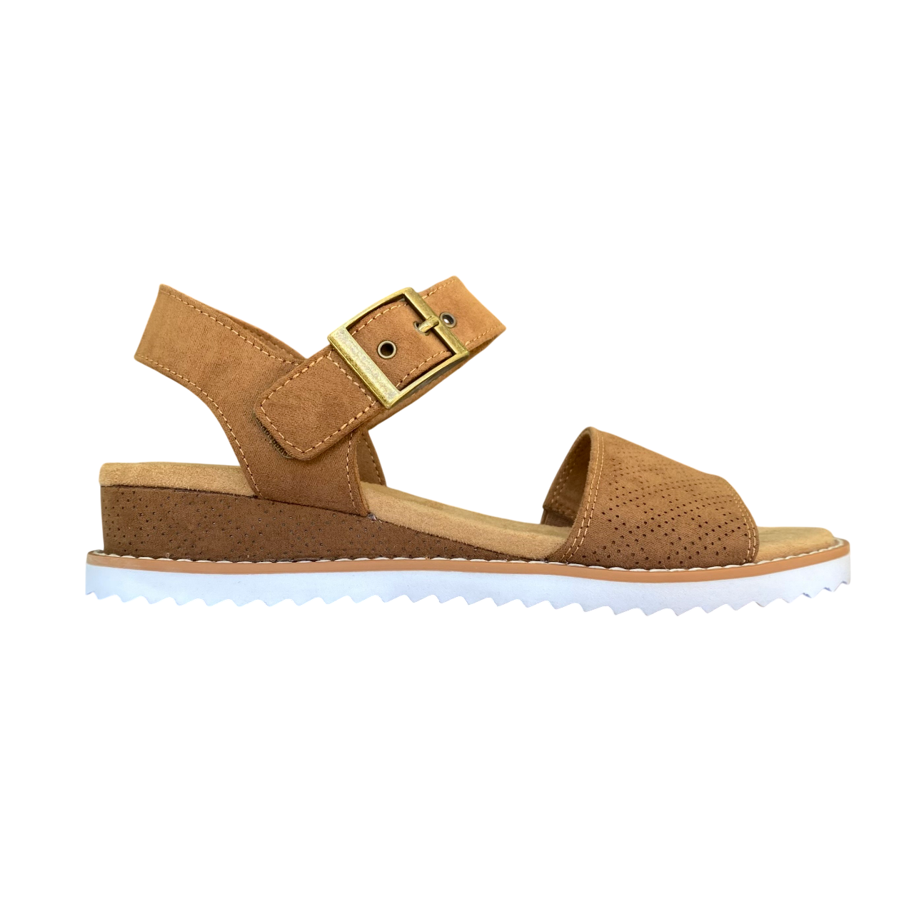 Skechers sandalo da donna BOBS Desert Kiss Serendipitous 114147/CSNT castagno