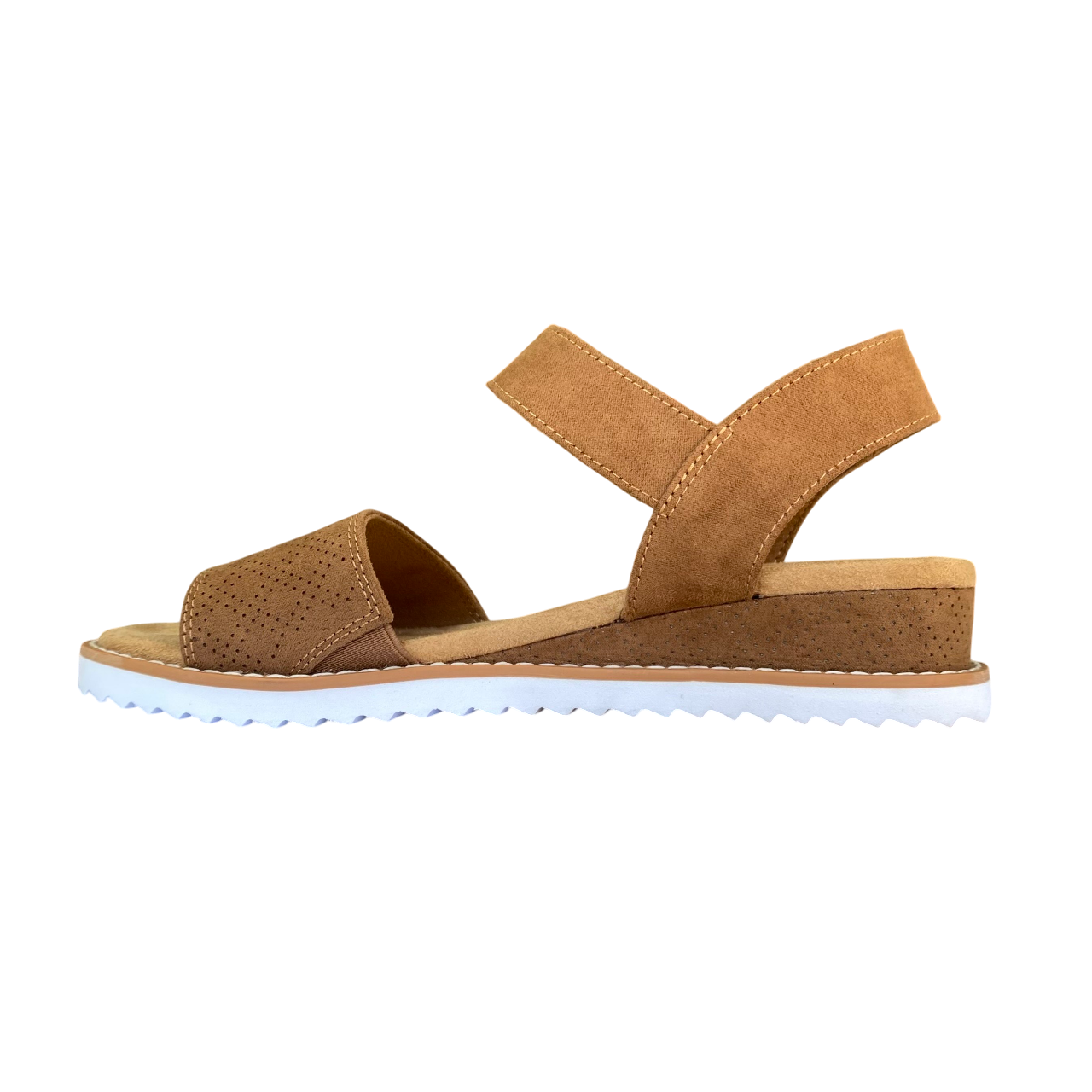 Skechers sandalo da donna BOBS Desert Kiss Serendipitous 114147/CSNT castagno