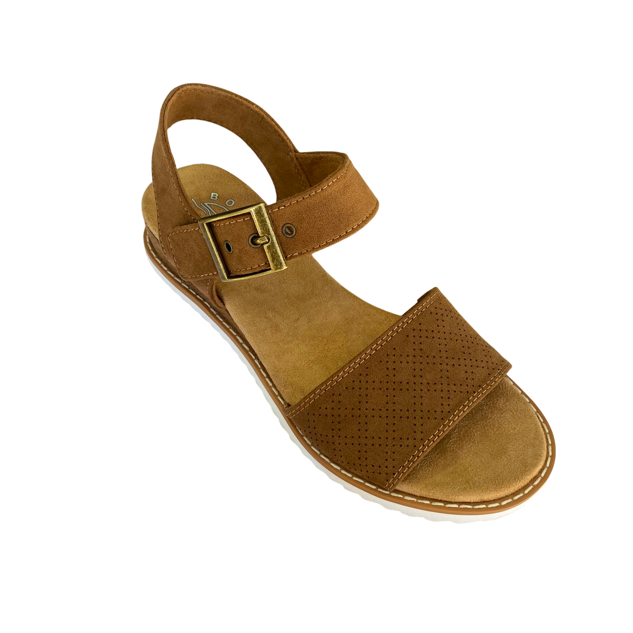 Skechers sandalo da donna BOBS Desert Kiss Serendipitous 114147/CSNT castagno
