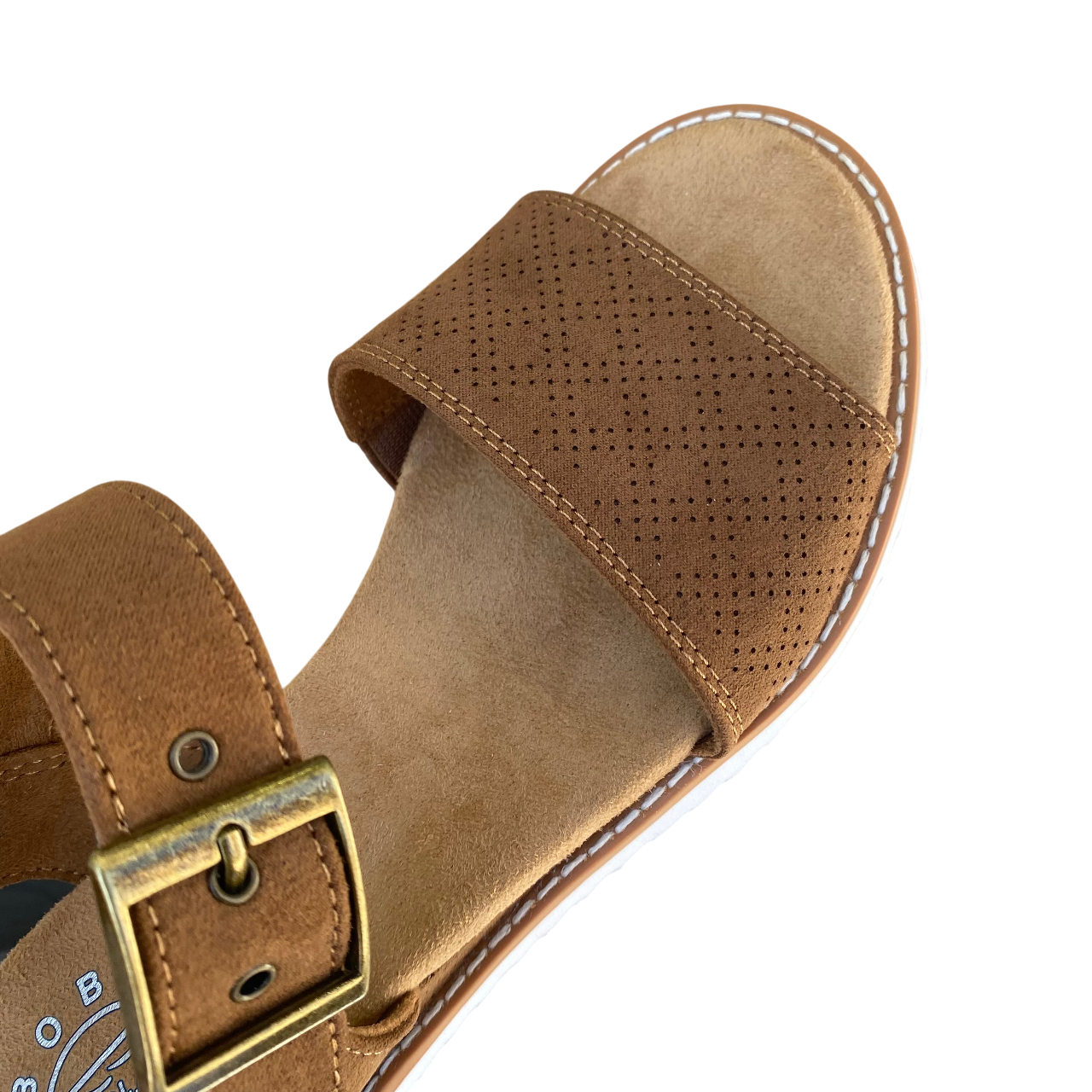Skechers sandalo da donna BOBS Desert Kiss Serendipitous 114147/CSNT castagno