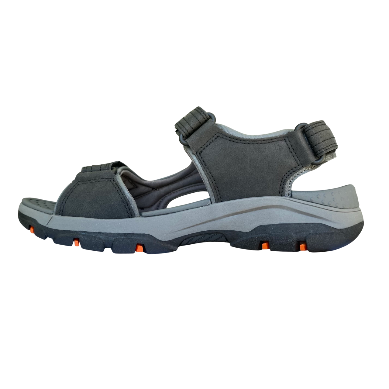 Skechers sandalo da uomo Relaxed Fit Tresmen Garo 204105/BLK nero
