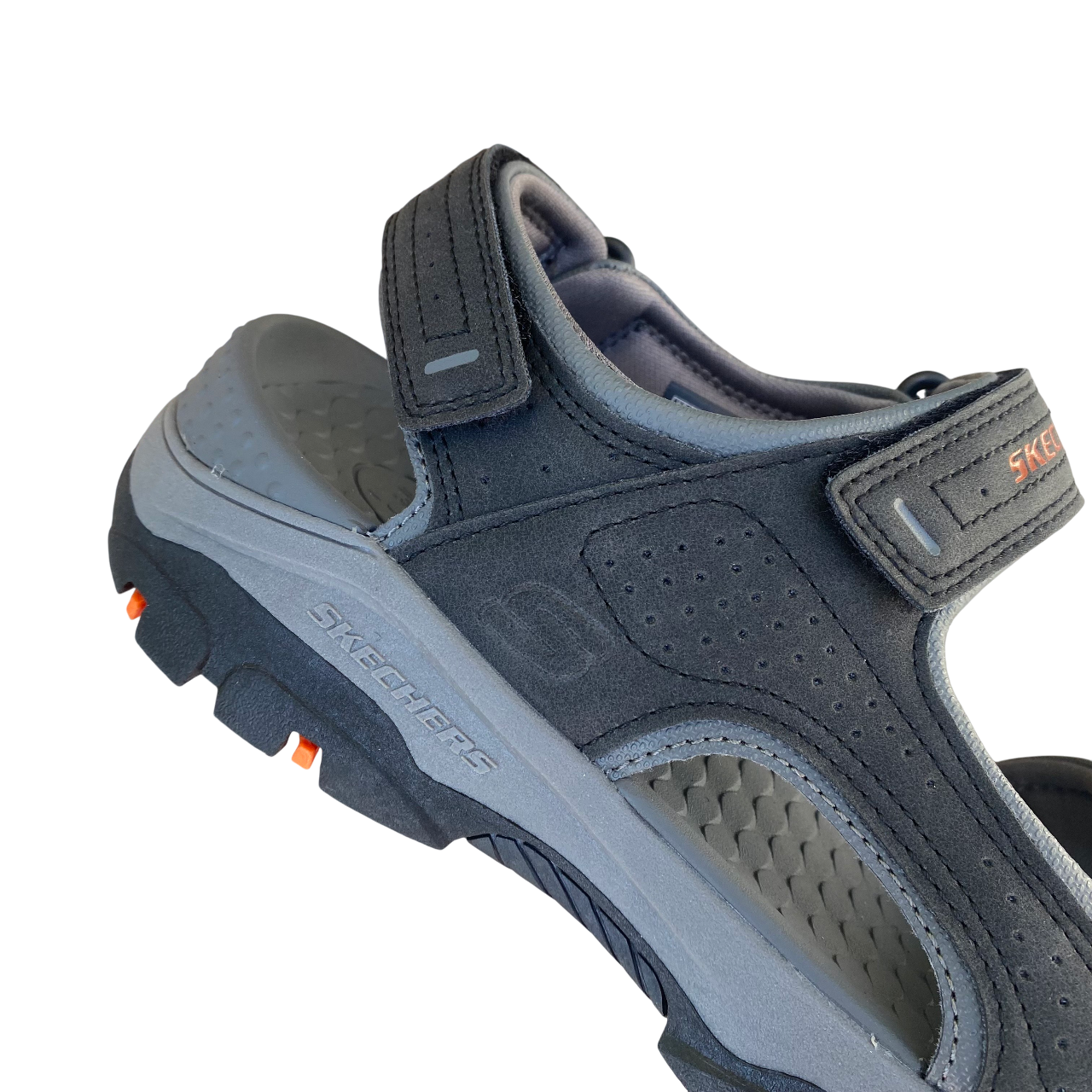 Skechers sandalo da uomo Relaxed Fit Tresmen Garo 204105/BLK nero