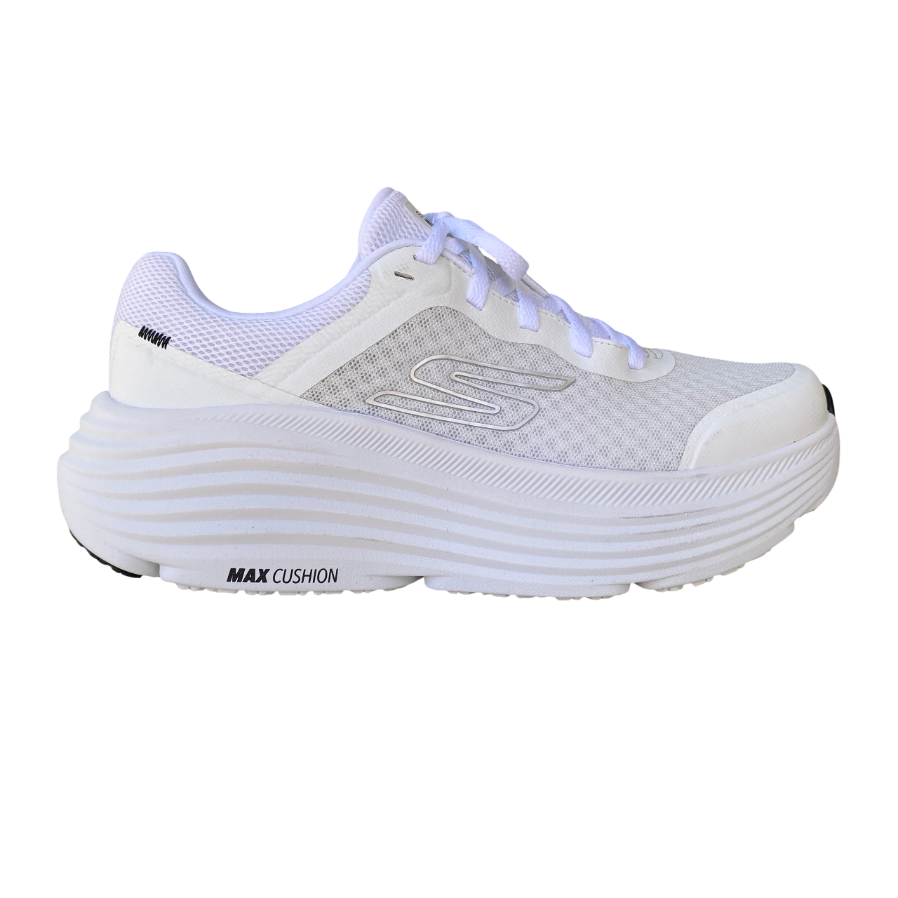Skechers scarpa da corsa da donna Max Cushioning Endeavour 129470/WBK bianco