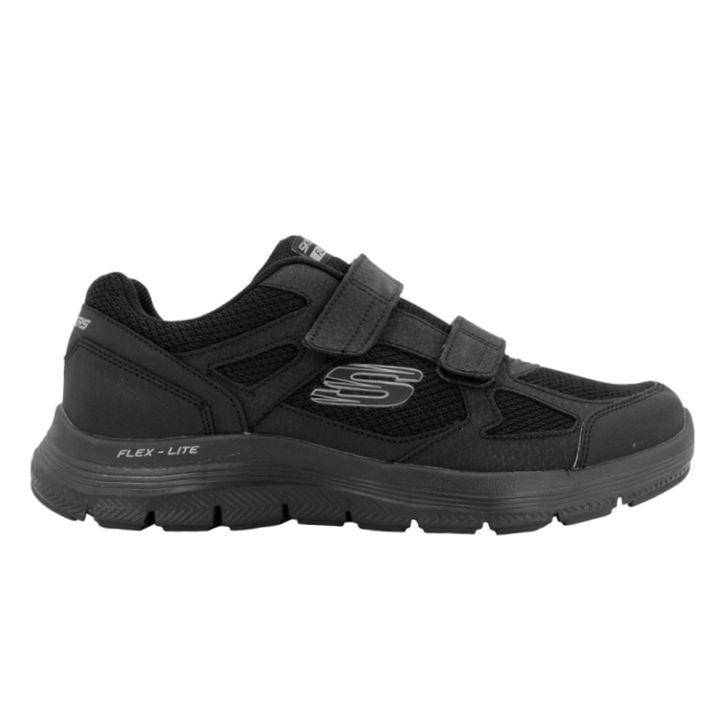 Skechers scarpa da ginnastica da uomo con strappo Flex Advantage4.0 Fortner 232578/BBK nero