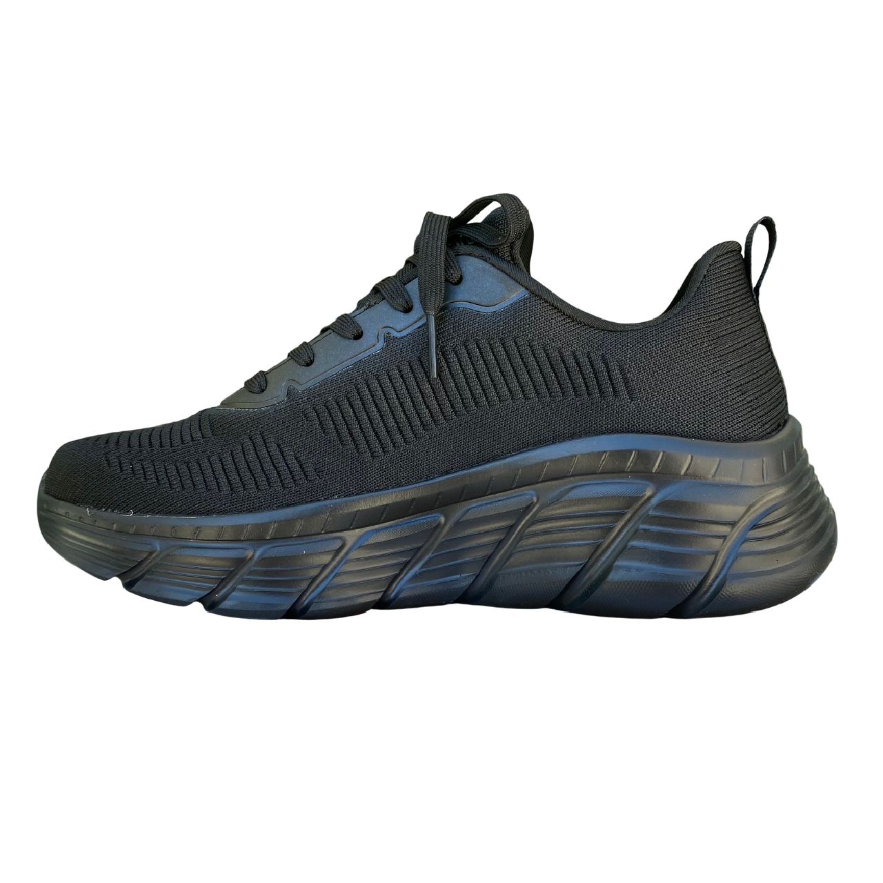 Skechers scarpa da sneakers da donna BOBS Sport B Flex Hi Flying HI 117385/BBK nero