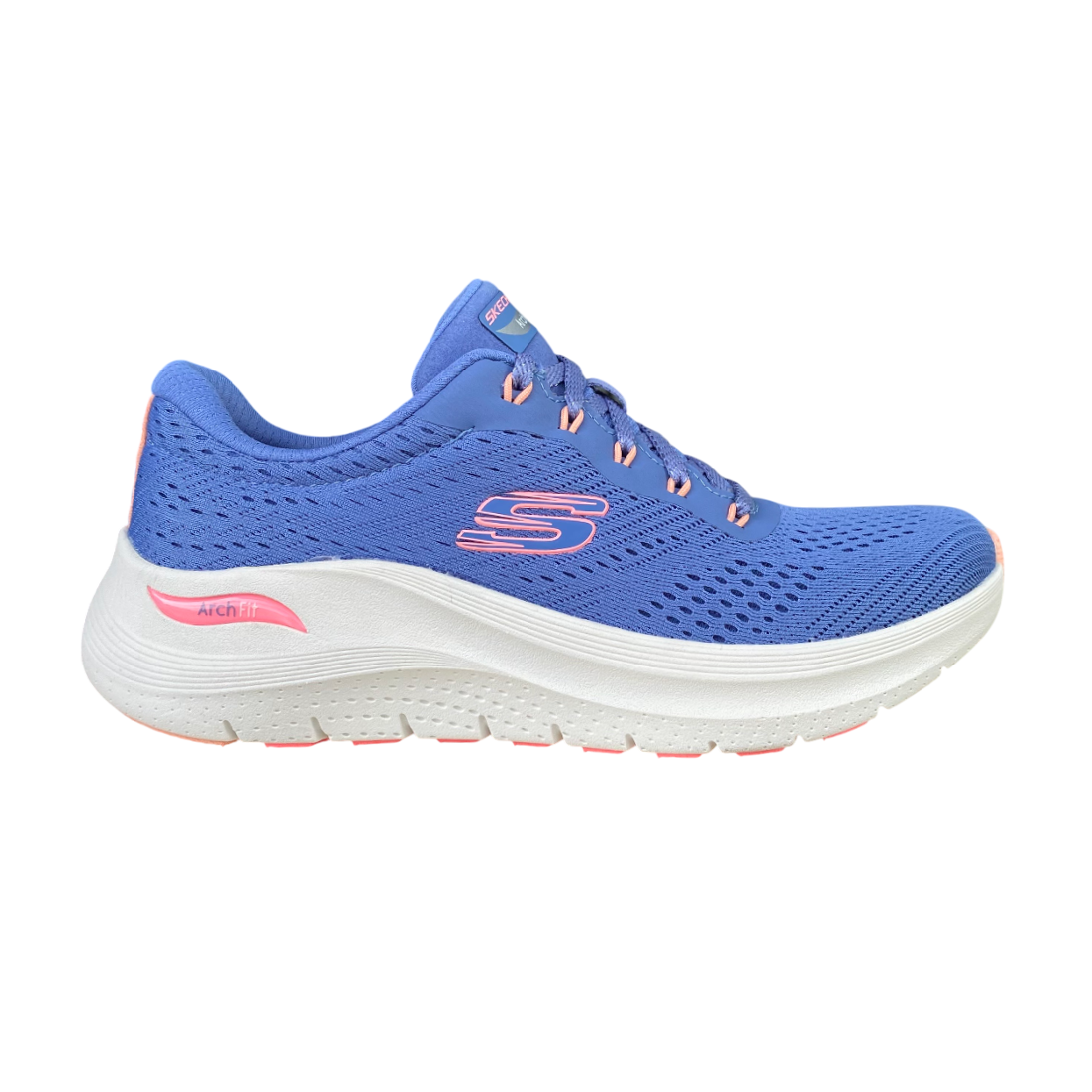 Skechers scarpa sneakers da donna Arch-FIt 2.0 Big League 150051/BLPK blu-rosa