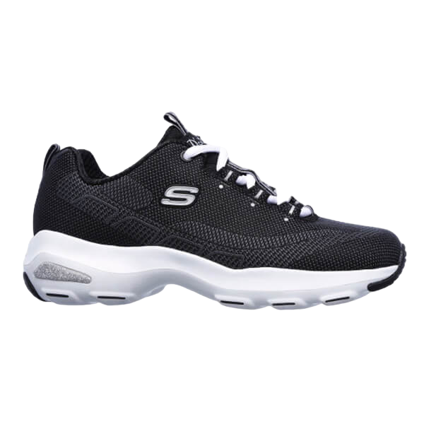 Skechers scarpa sneakers da donna D'Lites Ultra 12283/BLK nero