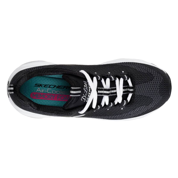 Skechers scarpa sneakers da donna D'Lites Ultra 12283/BLK nero