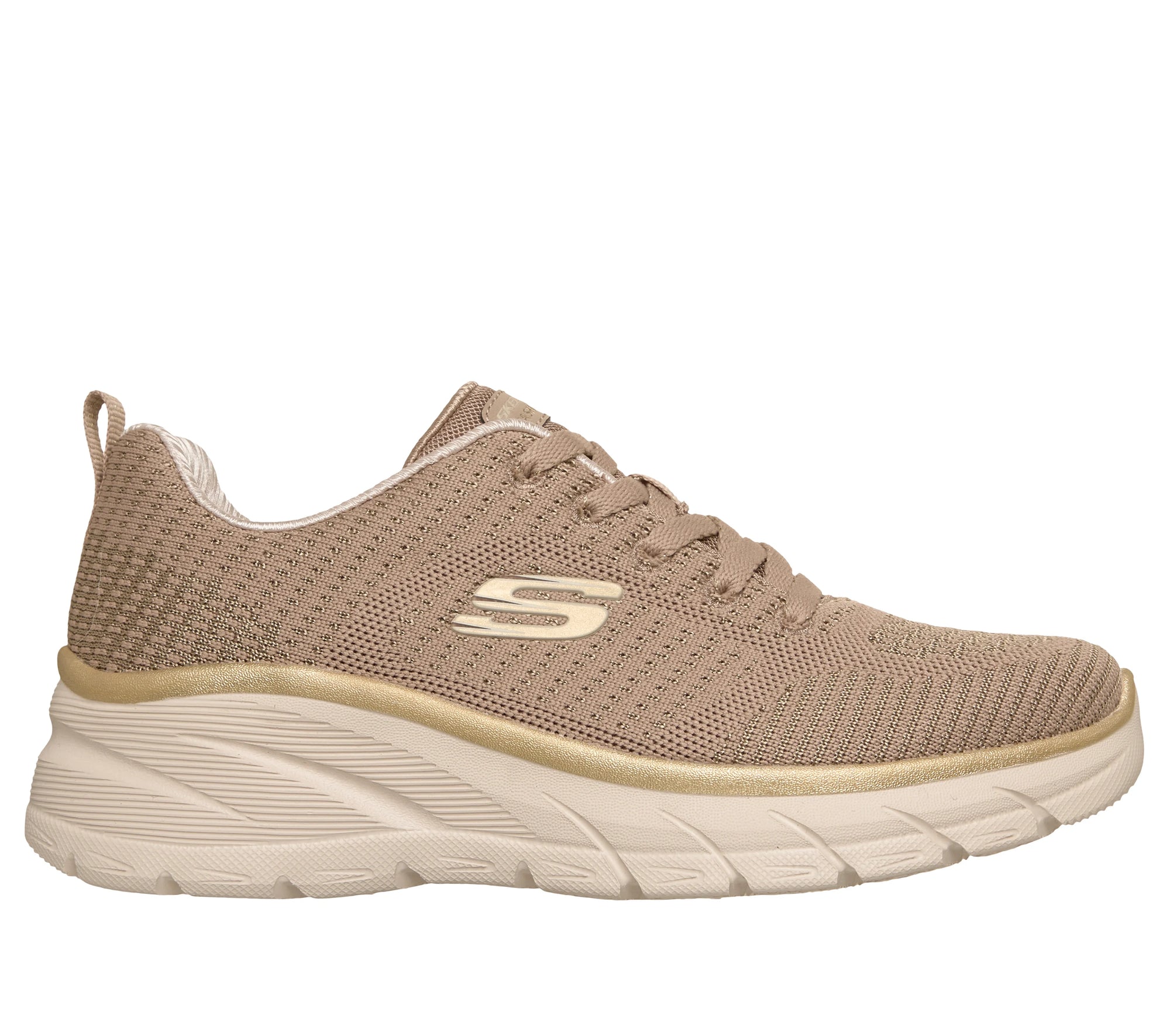 Skechers scarpa sneakers da donna Fashion Fit 2.0 - Moonlight Glow taupe-gold