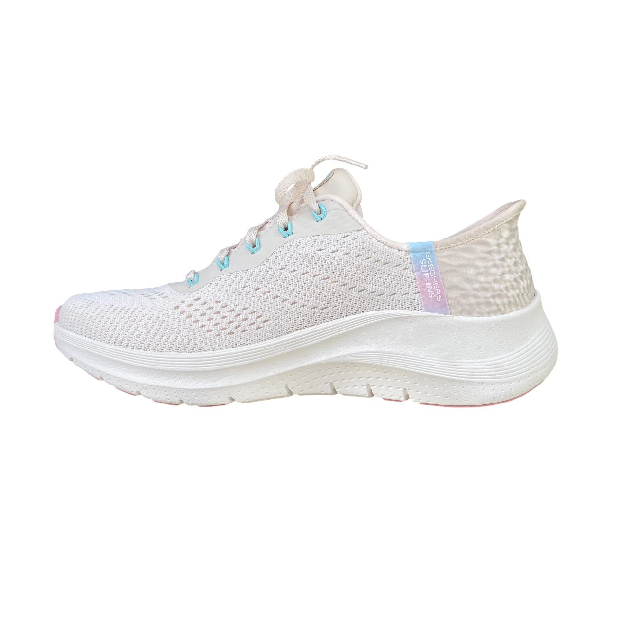 Skechers scarpa sneakers da donna Slip-Ins Arch Fit 2.0 Easy Chic 150066/NTPK naturale-rosa