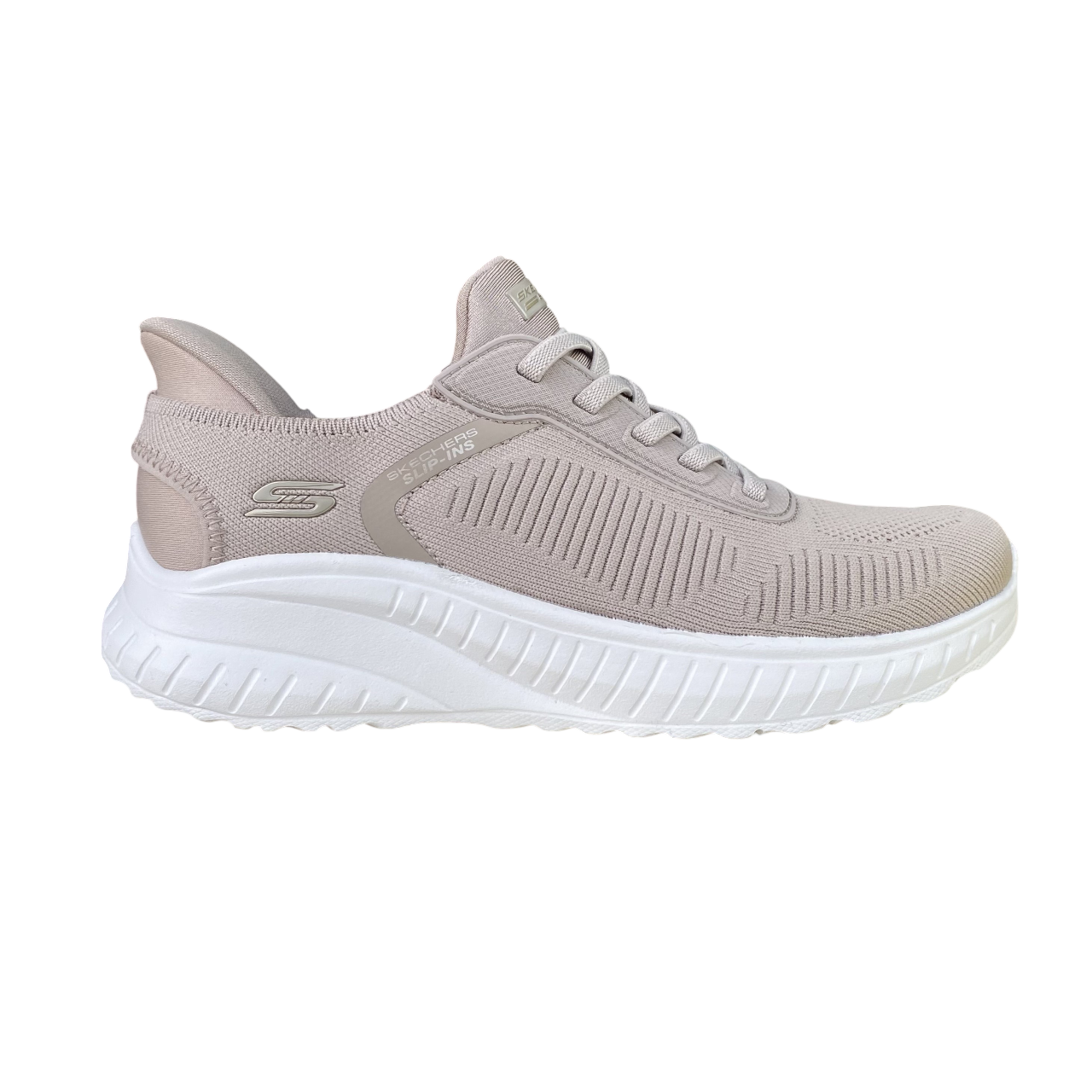 Skechers scarpa sneakers da donna Slip-ins BOBS Sport Squad Chaos 117497/TPE tortora