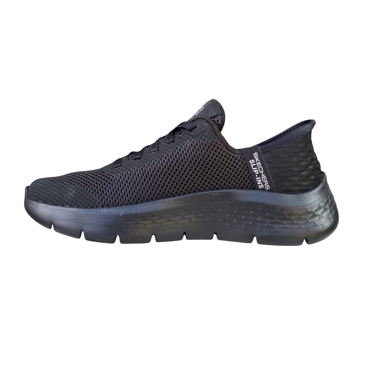 Skechers scarpa sneakers da donna Slip-ins Go Walk Flex Grand Entry 124836/BBK nero