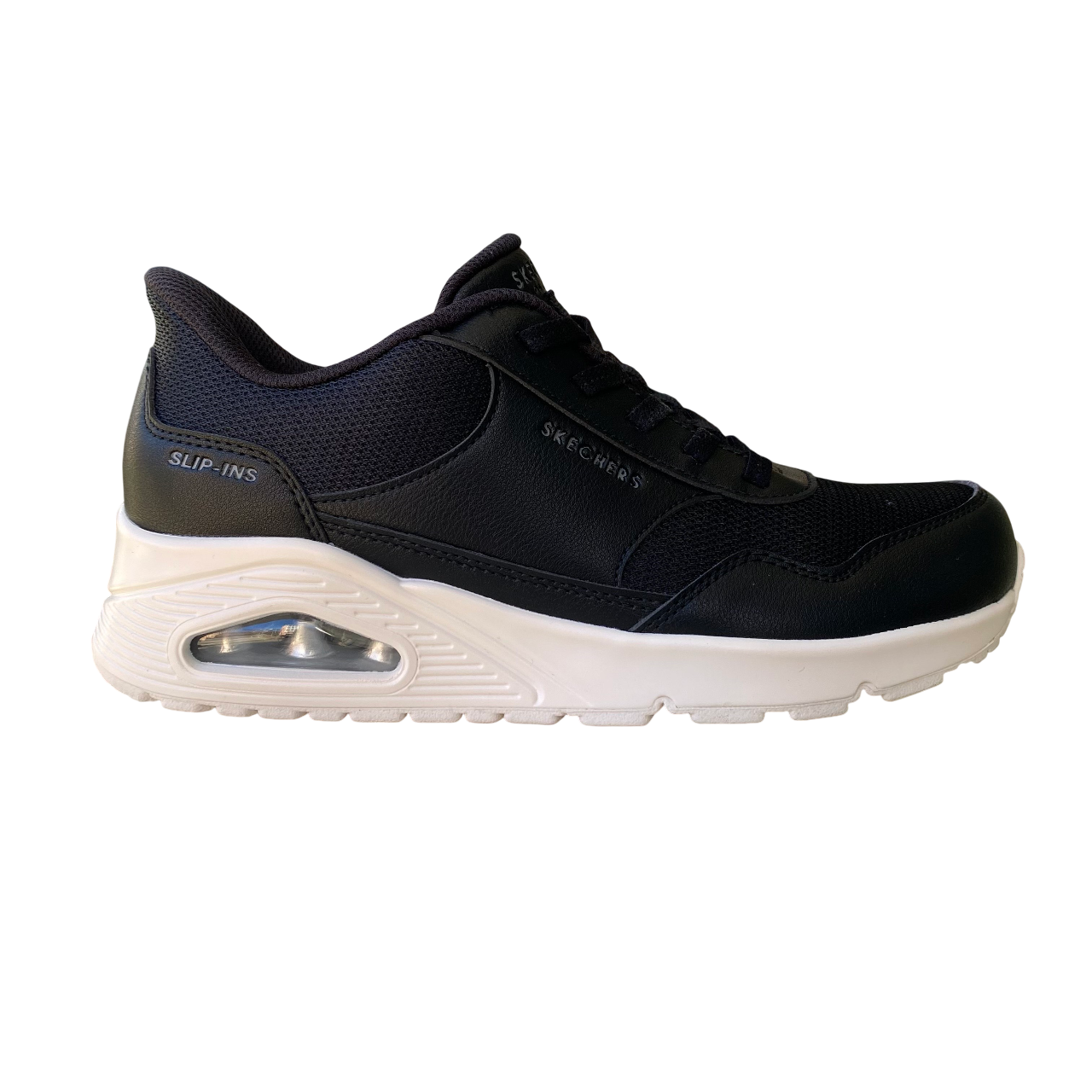 Skechers scarpa sneakers da donna Slip-ins Uno Banksia 177117/BLK nero