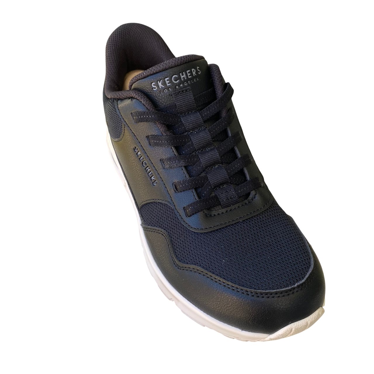 Skechers scarpa sneakers da donna Slip-ins Uno Banksia 177117/BLK nero