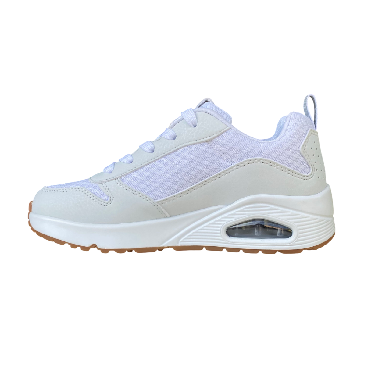 Skechers scarpa sneakers da junior Uno Powex 403667L/WHT bianco