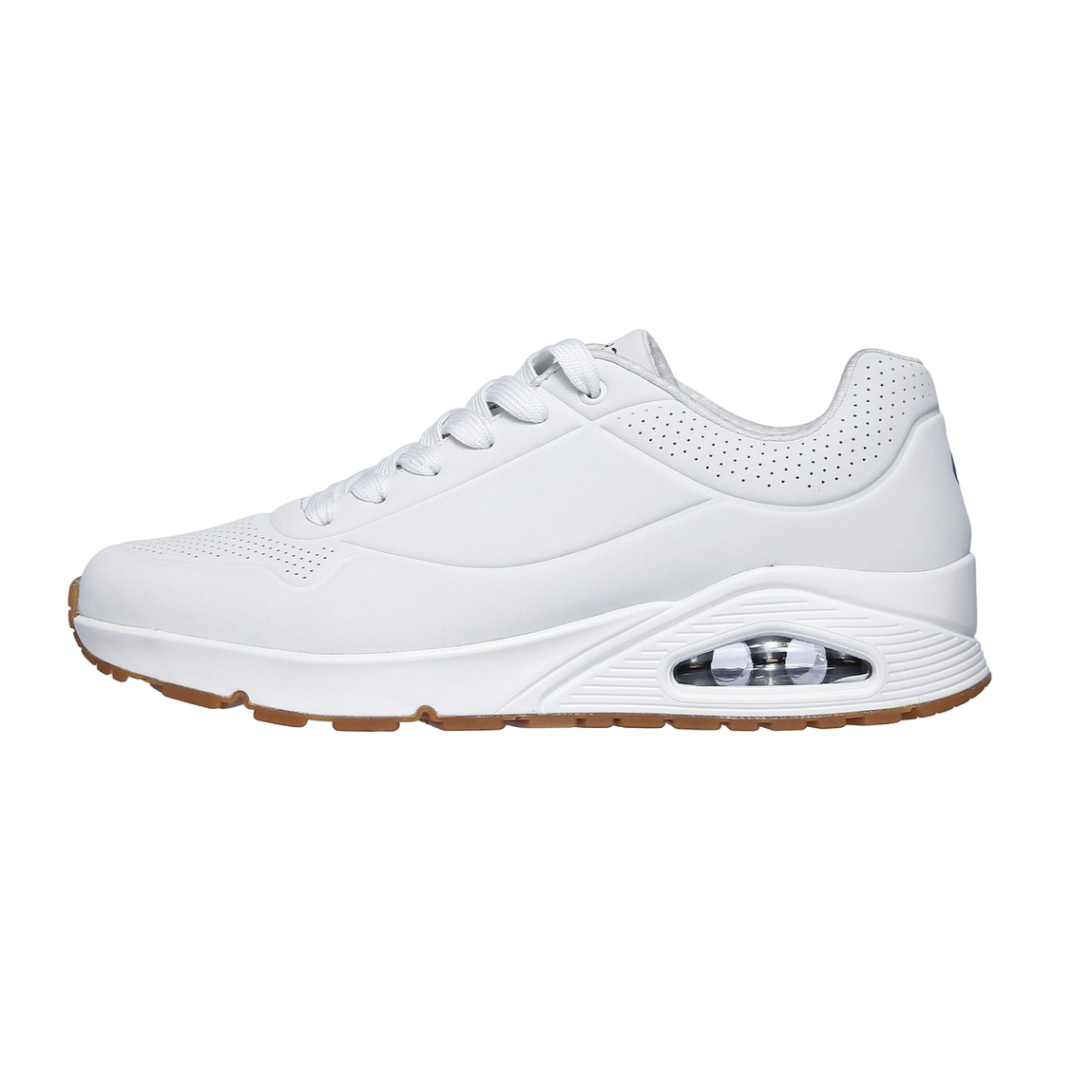 Skechers scarpa sneakers da uomo Uno Stand On Air 52458/WHT bianco 1