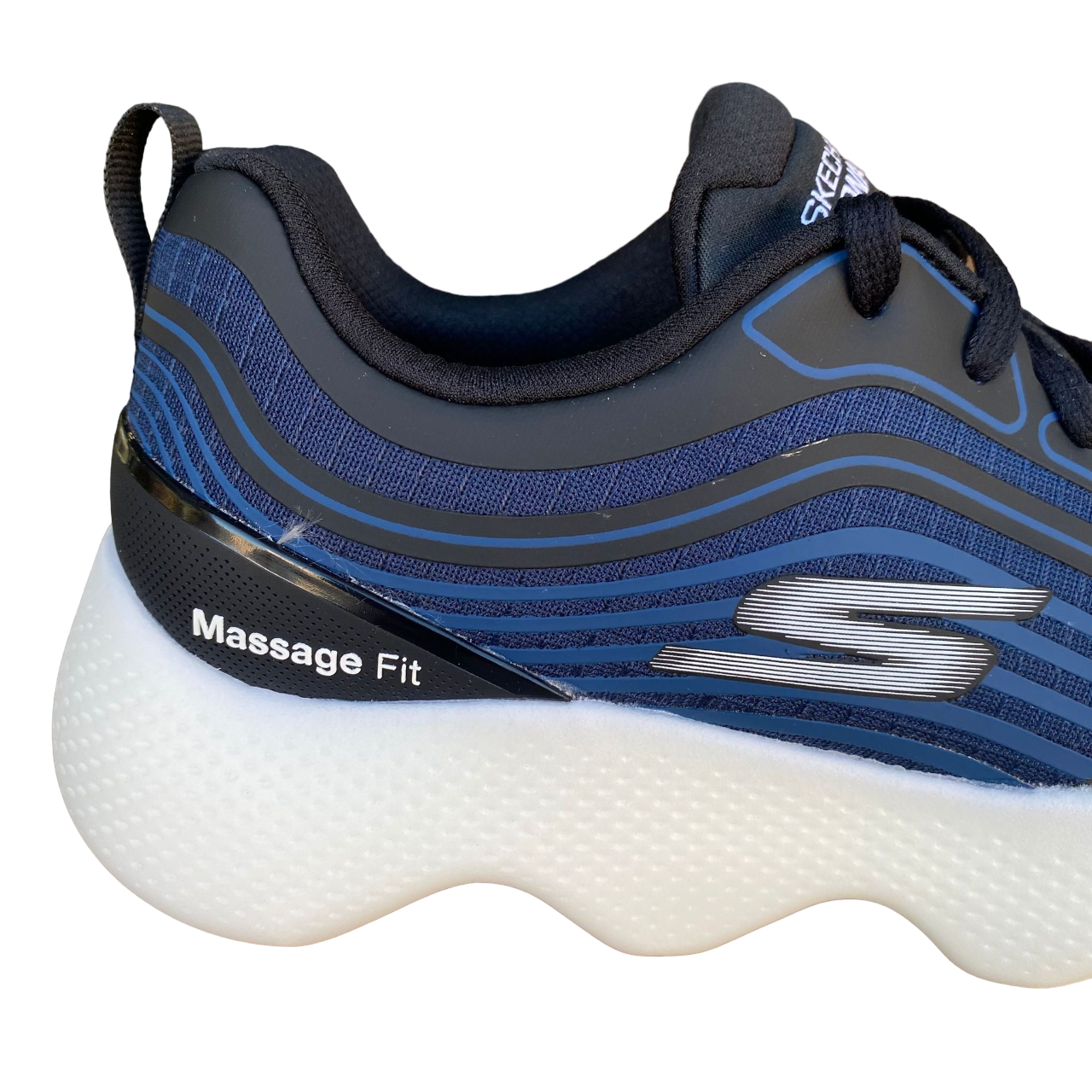 Skechers scarpa sportiva per il tempo libero Go Walk Massage Fit Hidro 216412/NVBK vista particolare