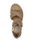 Skechers sandalo da donna BOBS Desert Kiss Desert Nights 113540/TAN ocra