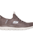 Skechers scarpa da donna Slip-Ins Summits Unknown Trail 150254/BRN marrone