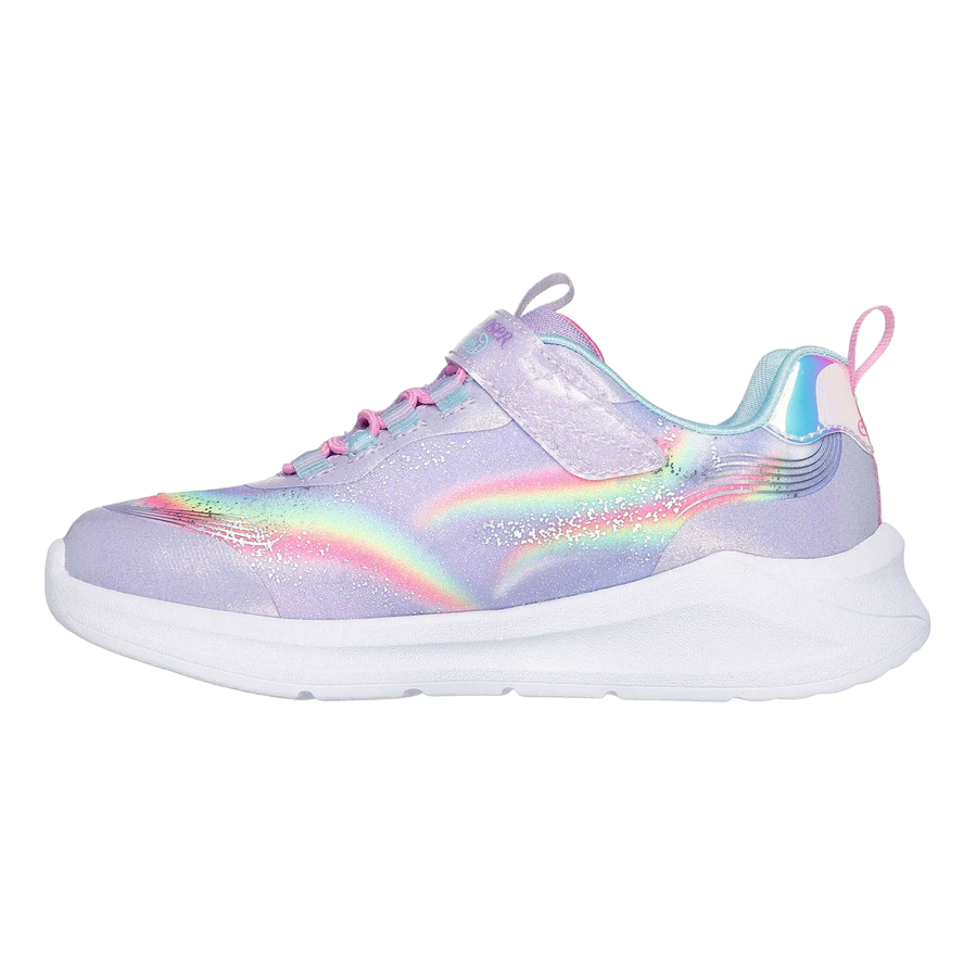 Skechers scarpa da ginnastica da bambina con le luci Unicorn Chaser 302298N/LVMT lavanda