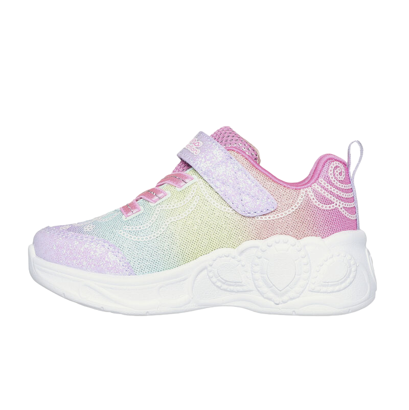 Skechers scarpa da ginnastica da bambina con luci Princess Wishes 302686N/MLT multicolore