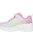 Skechers scarpa da ginnastica da bambina con luci Princess Wishes 302686N/MLT multicolore
