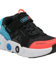 Skechers scarpa da ginnastica da bambino Gametronix 2.0 402260L/BKMT nero