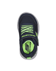 Skechers scarpa da ginnastica da bambino Nitro Sprint Rowzer 407308N/NVLM blu-lime