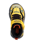 Skechers scarpa da ginnastica da bambino con le luci Thermo Flash Truck Trooper 402307N/YLBK giallo-nero